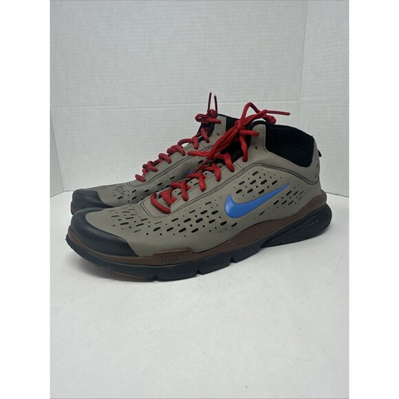 Nike + 2006 Zoom Air Hiking Mid Boot Chukka Gray Brown 314856 241 Men’s Size 13 main image 16
